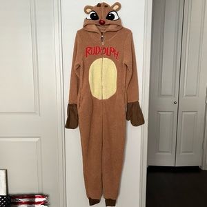 Target Brown Rudolph Jumpsuit